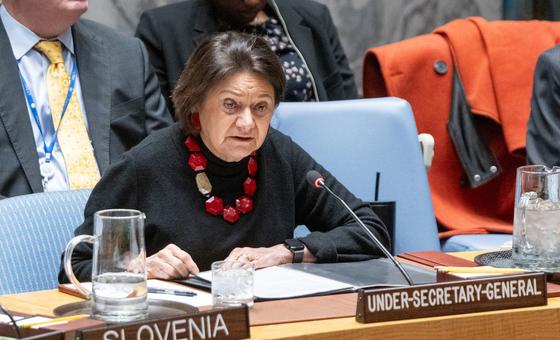 Заместитель Генсека ООН по политическим вопросам Розмари Дикарло в Совете Безопасности. Фото из архива